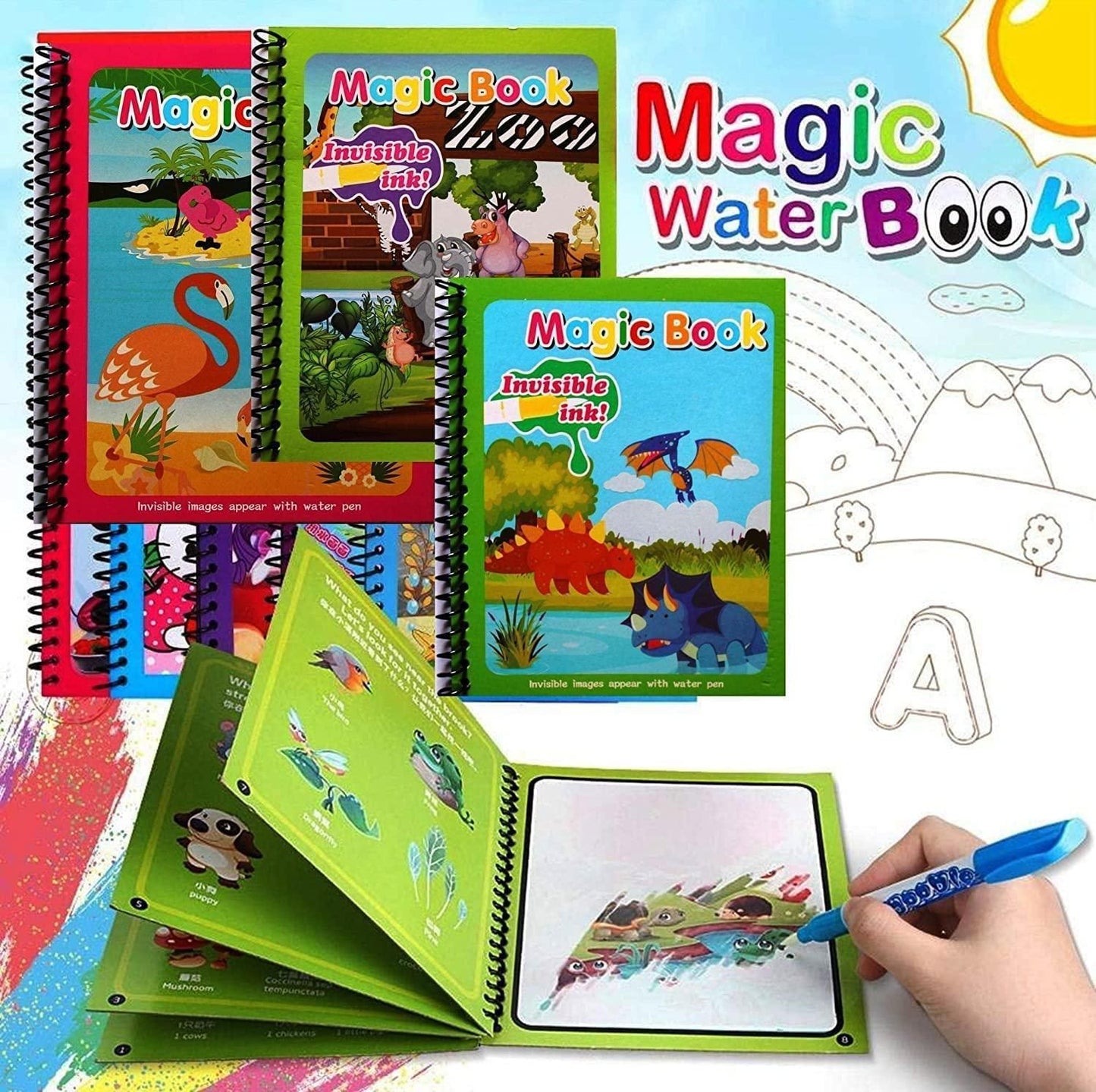 Magical Water Painting Book